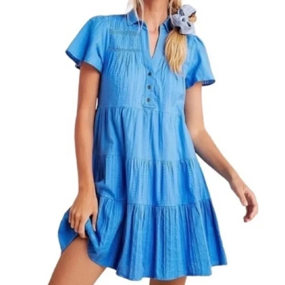Anthropologie Tiered Ruffled Sundress